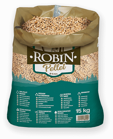 worek pelletu opałowego Robin do kupienia w Siemiatyczach lub sklepie internetowym